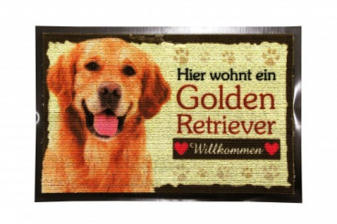 Doormat Golden Retriever
