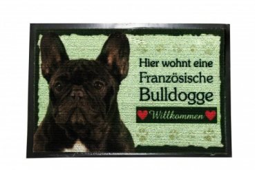 Doormat Französische Bulldogge