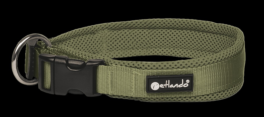 Prinz Poldi - Hunde Shop - Petlando Mesh Halsband olive