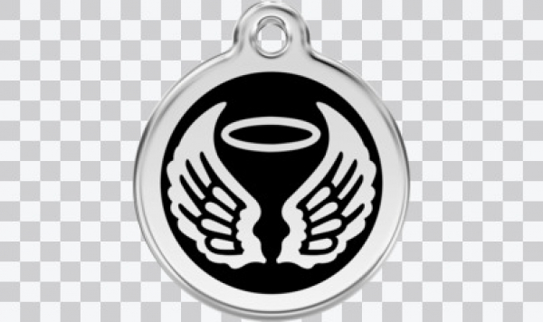 RedDingo Dog tag with enamel Angel