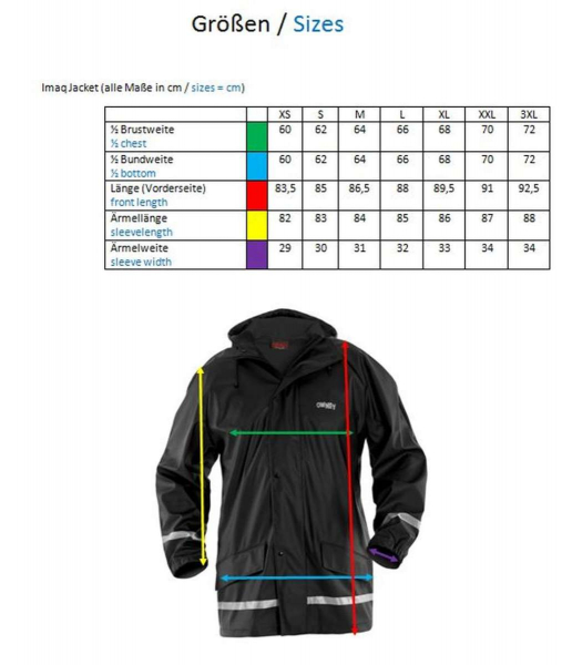 OWNEY Hundehalter Regenjacke Unisex Imaq Rain Jacket