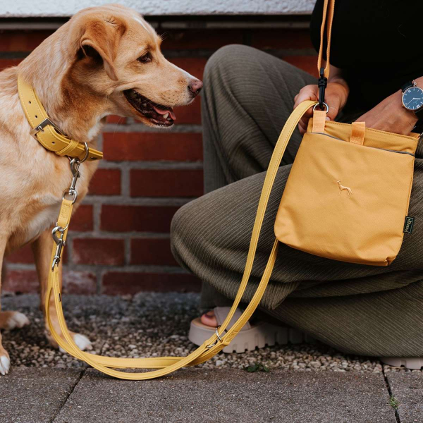 Hunter Snackbag with shoulder strap Alva senfgelb