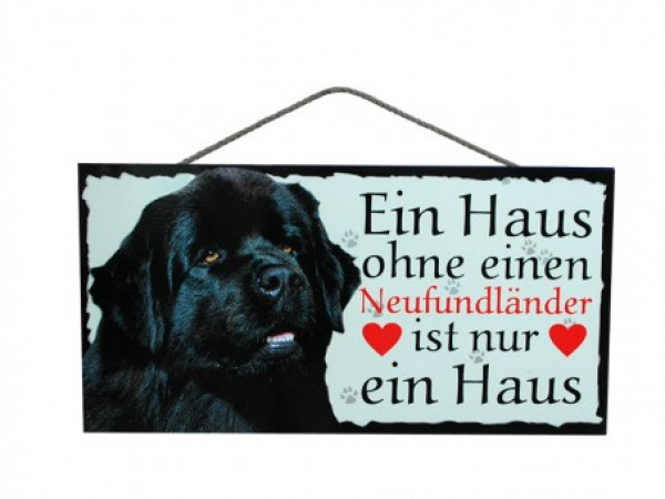 Hundeschild Neufundländer