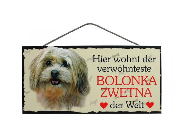 Hundeschild Bolonka