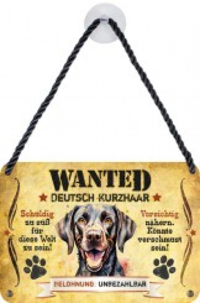Pet Sign Deutsch Kurzhaar
