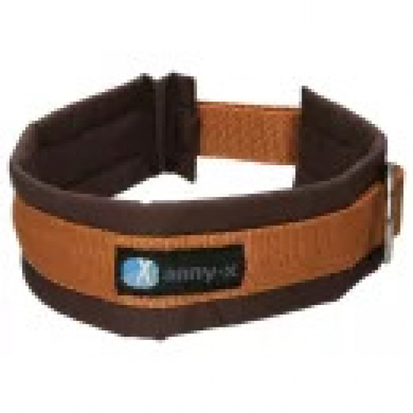 Anny X dog collar Fun brown/bernstein