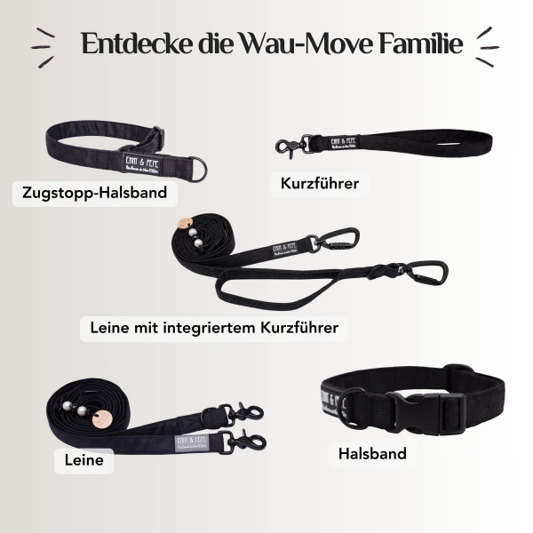 Emmy & Pepe Hundegeschirr   Fröhliches   Schwarz