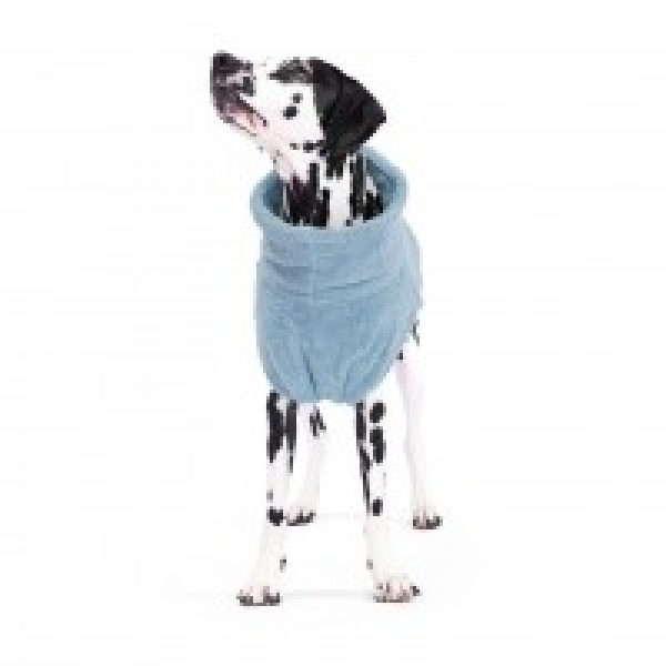 Lill´s DOG Hundebademantel aus Bio-Baumwolle "Ocean Blue"