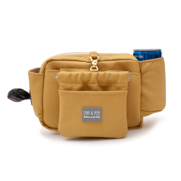 Emmy & Pepe Wau-Pack Kunstleder Mustard