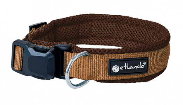 Petlando Magnetech Halsband  Braun/Mokka