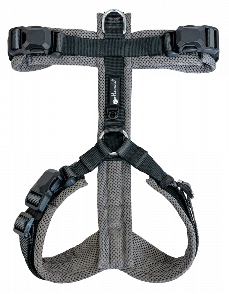 Petlando Magnetech Y - Comfort Geschirr Anthrazit/Schwarz