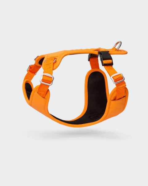 PAIKKA dog harness reflective "Visibility Harness" orange
