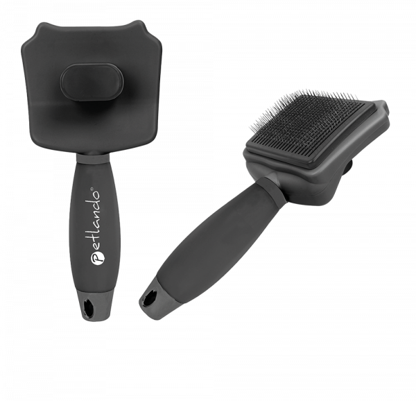 Petlando Grooming Slicker Brush with Snap Button