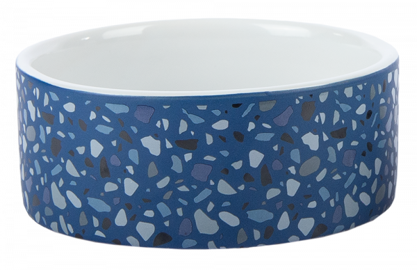 Petlando Ceramic Bowl Terrazzo blue