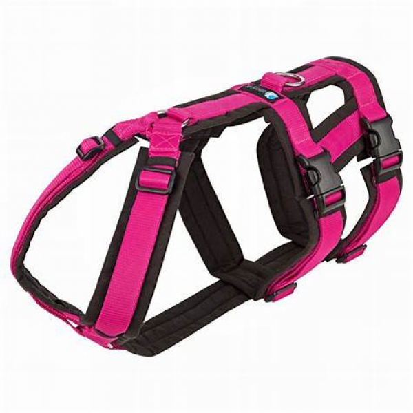 Anny-X Brustgeschirr safety schwarz/pink S