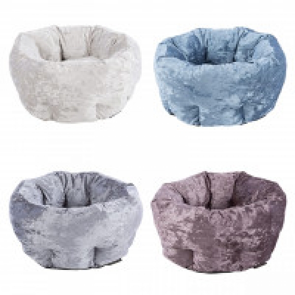 Scruffs Velvet Hundebett grau