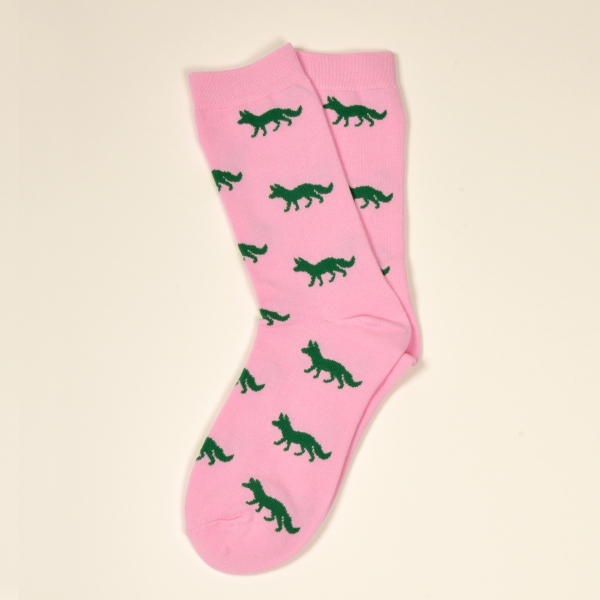 KRAWATTENDACKEL Socks pink - Fox green