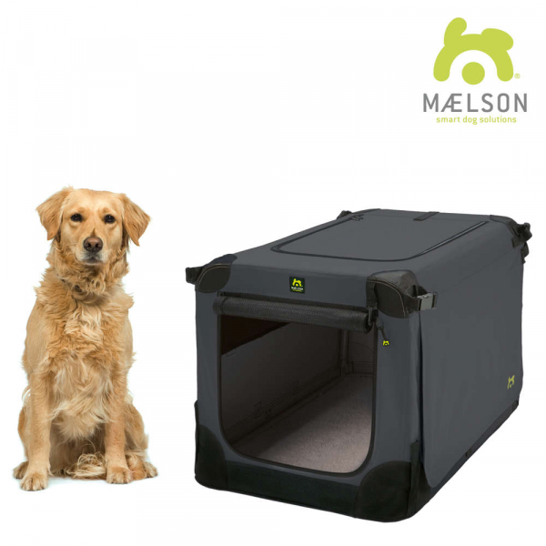 MAELSON faltbare Hundebox Soft Kennel 92 anthrazit nicht original verpackt