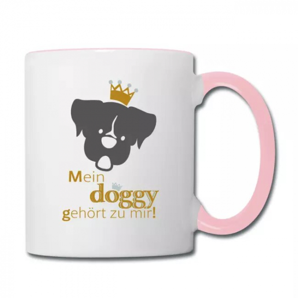 Prinz Poldi Mug weiß/rosa