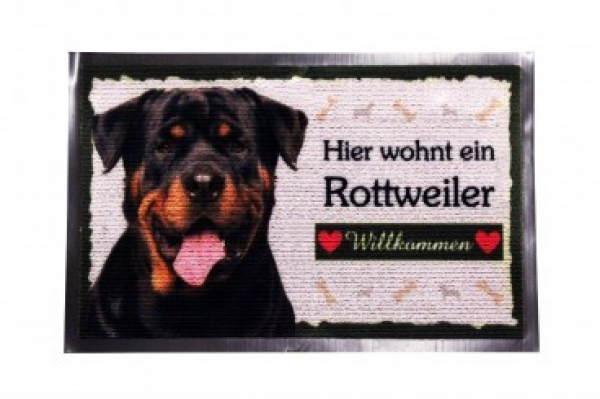 Doormat Rottweiler