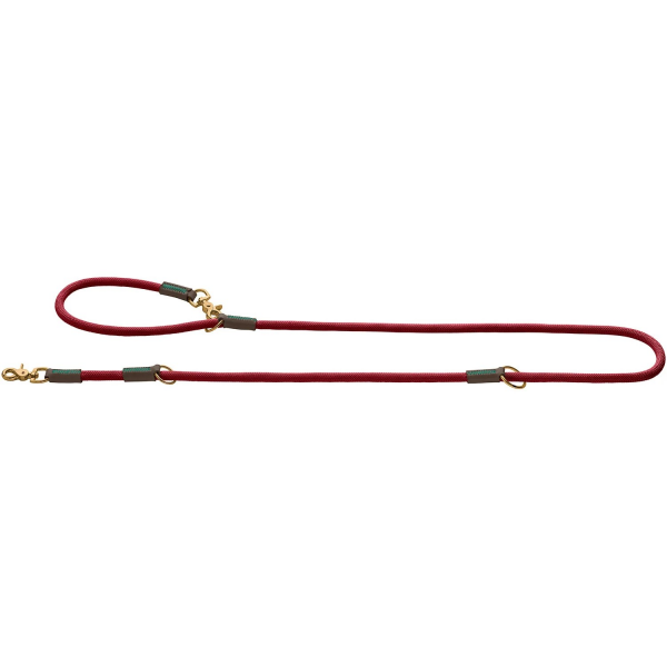 Hunter Training leash Malia   wine red/dark brown