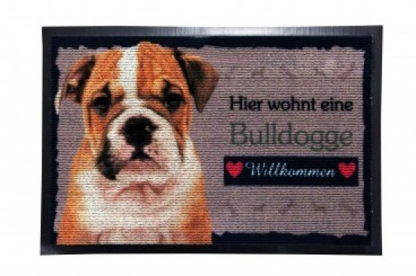Fussmatte Bulldogge