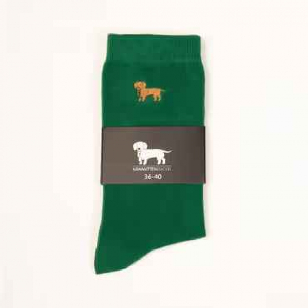 KRAWATTENDACKEL Plain colored socks ligthgreen