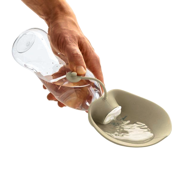 Hunter Outdoor Trinkflasche List mit Silikonnapf beige