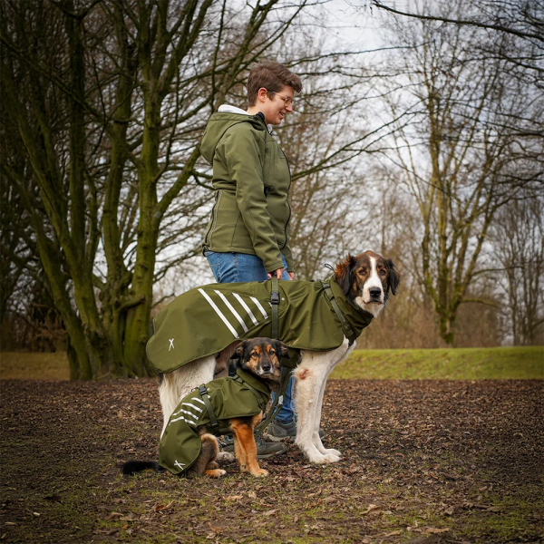 Anny-X Mantelgeschirr Storm Oliv