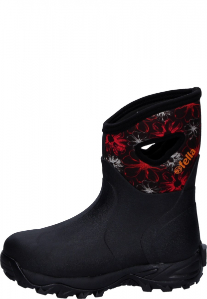 93' Fella Outdoorstiefel Annie halbhoch black / red