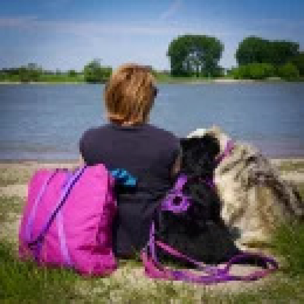 Anny-X feed me bag plum