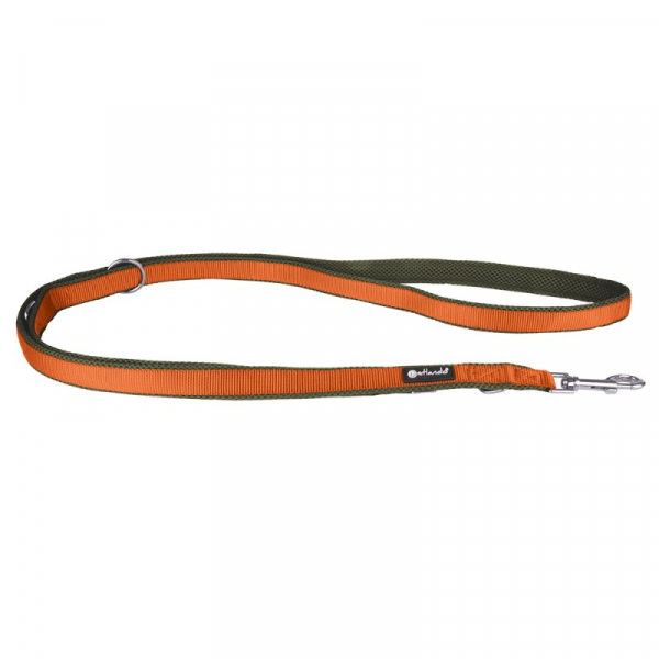 Petlando Magnetech Mesh adjustable Cityleash Olive/Orange
