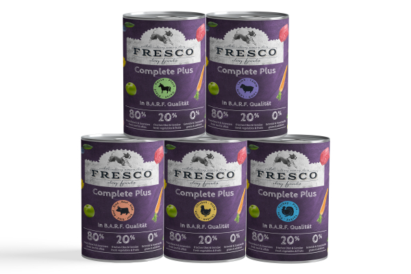 Fresco Wet barf Tasting package 5x800g