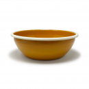 Enamelled food bowl "Balu" Amber