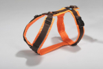 Anny-X Brustgeschirr Protect leuchtorange/braun