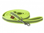 Grip dog leash 20 mm / 5 m with handle neon yellow