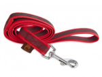 Grip dog leash 20 mm / 5 m with handle red