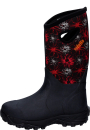 93' Fella Outdoorstiefel Annie hoch black/ red